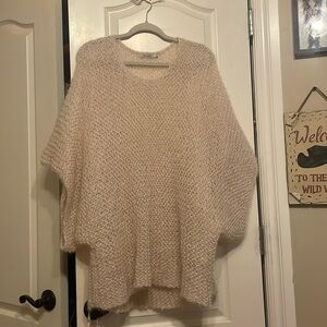 Mes Demoiselles Knit Sweater Batwing Poncho